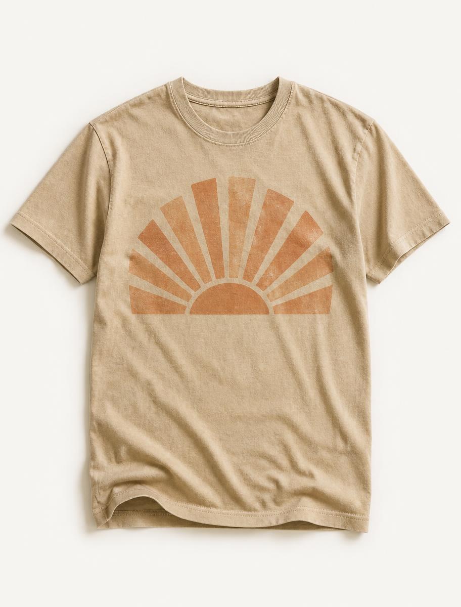 Vintage AI-generated apparel design